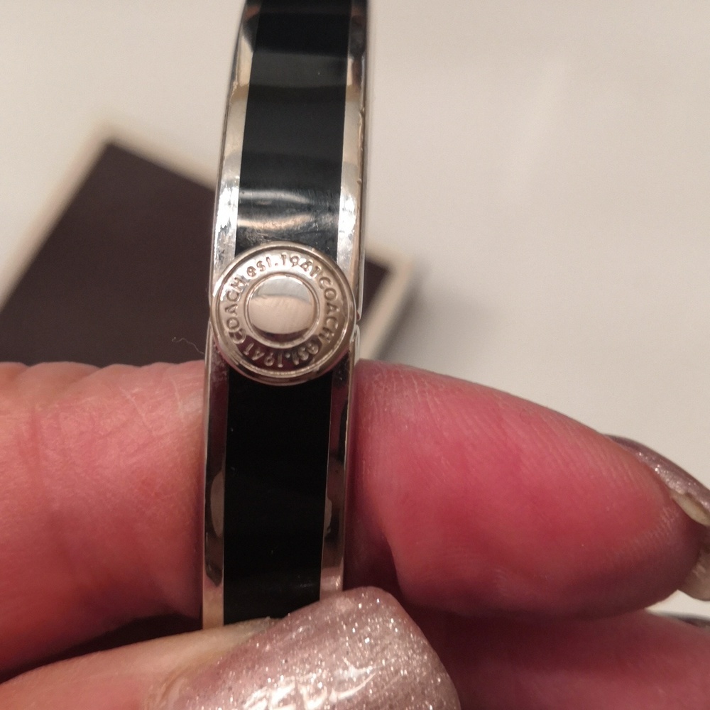 Coach Bangle Bracelet with shopping bag and 2008 promotional catalogue